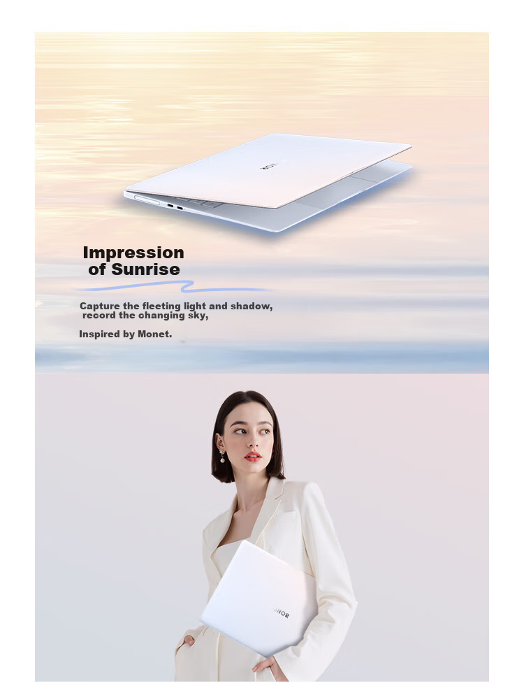HONOR MagicBook Art14 2025 [Subsidies], Ultra-Thin AI Laptop with Core Ultra5, 32GB RAM + 1TB Storage, 3.1K Display, Eye Protection, Summer Olive Gree 16
