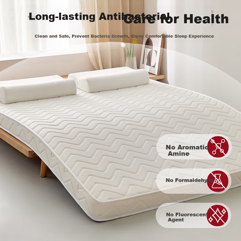 Wuyingongfang Natural Latex Mattress from Mu Yin Liangpin Textiles, 1.2x2 Meters, Single Bed Pad for Students, White