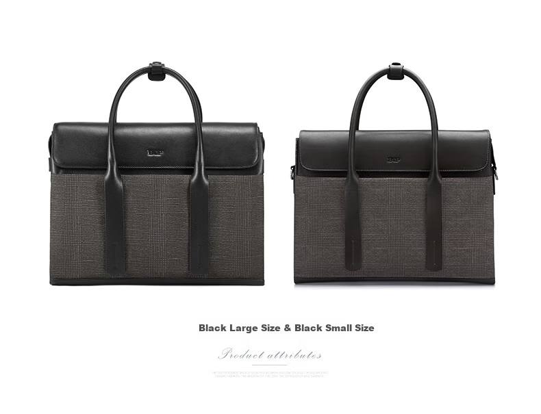 BVP Men's Briefcase, Business Casual Handbag, Fashionable Horizontal Style Men's Bag, Large Capacity Laptop Bag, Birthday Gift 30