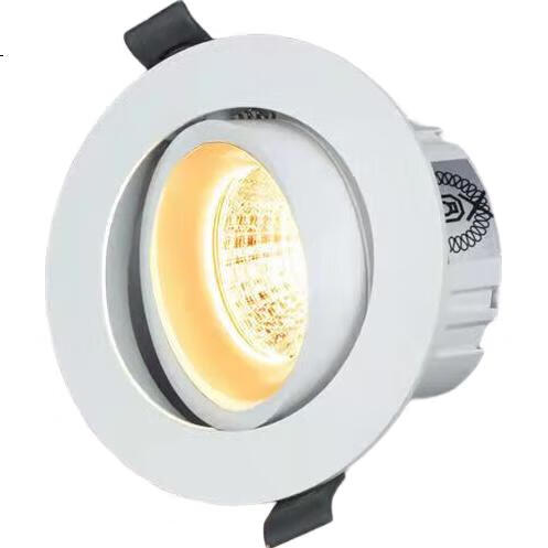 Светодиодный точечный светильник Foshan Lighting (FSL) COB, 9 Вт, с регулируемым углом, для фоновой стены, выставочного зала, антибликовый, белый свет (5700K)