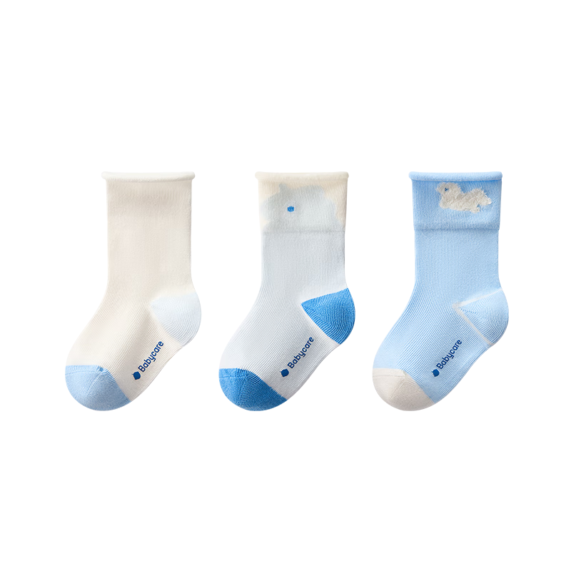 Babycare Children's Socks Boys Cotton Socks Girls Floor Socks Baby Toddler Socks Newborn Infant Socks Milkshake Pony 3 Pairs M