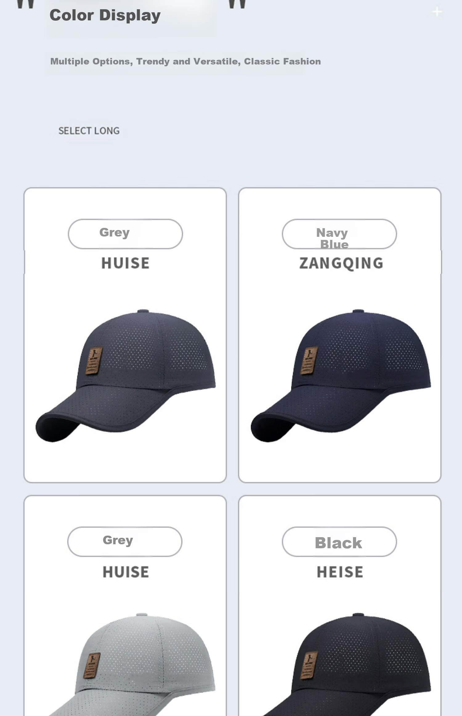 TUCANO Hat for Men And Women, Summer Sun Hat, Lightweight, Breathable, Casual, Quick-Drying, Baseball Cap, Sun Protection Cap, Visor Hat 9