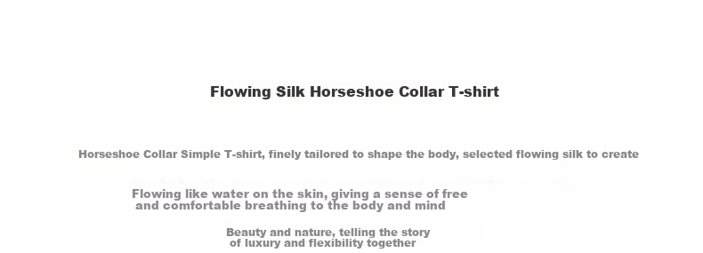 Chuyu Mulberry Silk T-Shirt for Women, 2025 New Style, Mandarin Collar Short Sleeve Simple Versatile Top, Ice Lake Blue, M 4