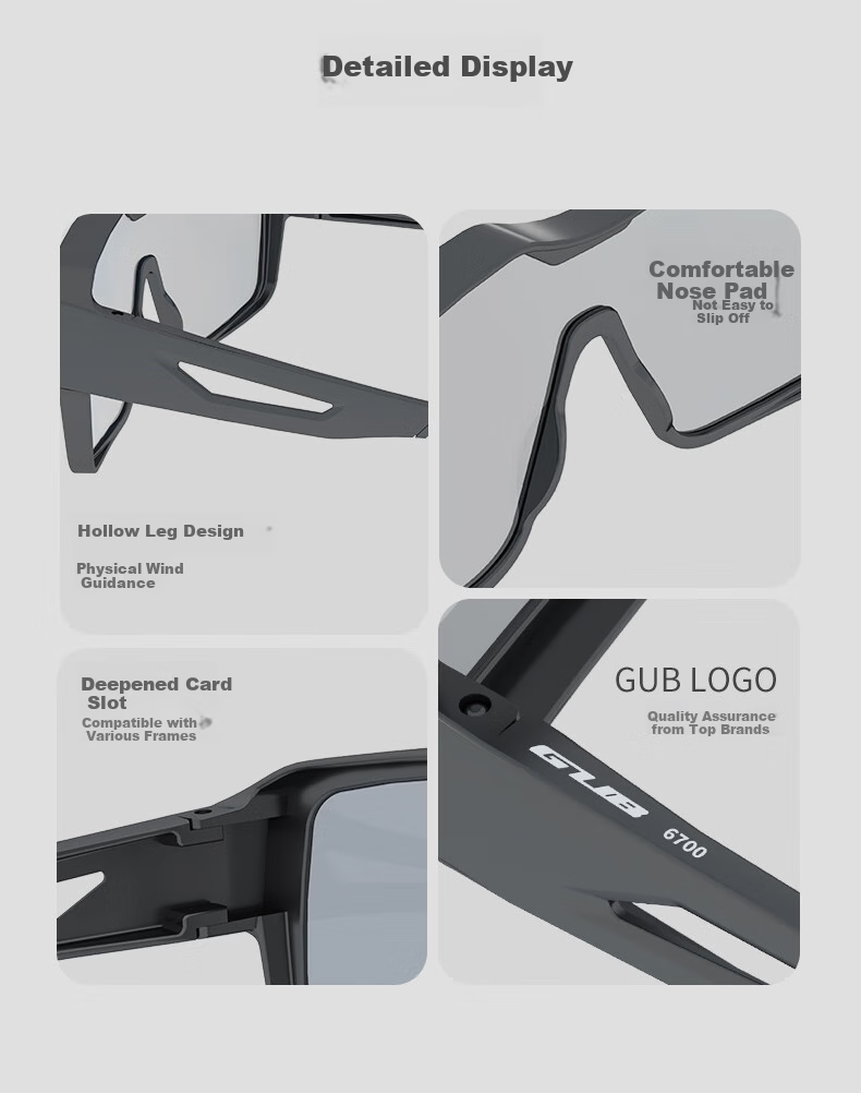 GUB Cycling Glasses, Myopia Over Glasses, for Men And Women, Outdoor Running, Mountain Climbing, Road Biking, Mountain Biking, Protective Goggles, Windproof And Dustproof Lenses 19