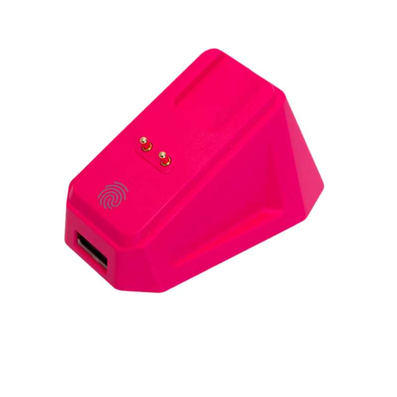 AKNK Compatible with GPW Charging Dock, Suitable for Logitech GPW Fifth Generation Snow Leopard/Second Generation/Third Generation/Fourth Generation/G502/G903/Magnetic USB Expansion Dock, RGB Ambient Light, Pink