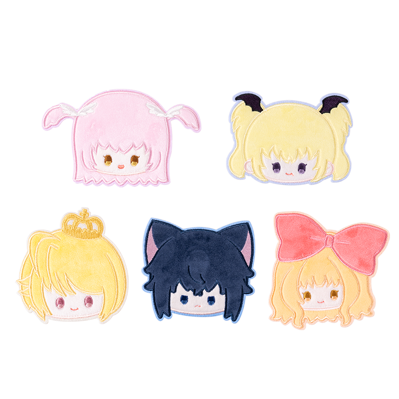 Deli [Children's Day Gift] Guardian Sweetheart Plush Embroidered Sticker TX669