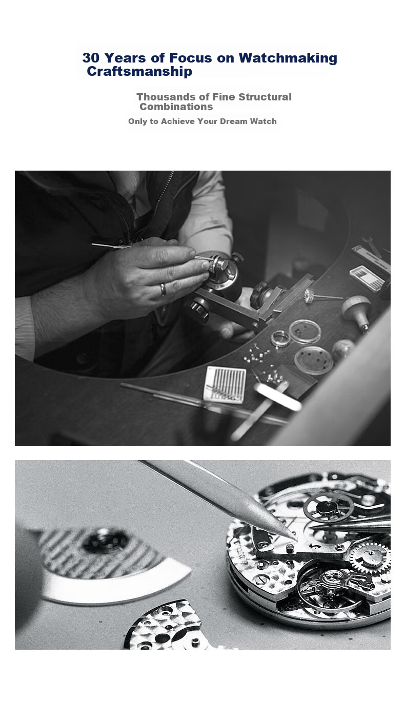 TSAR BOMBA Back-To Season Benyar Star Moon Calendar Men's Quartz Watch, Elegant Casual Business Style for Students And Boyfriends 3
