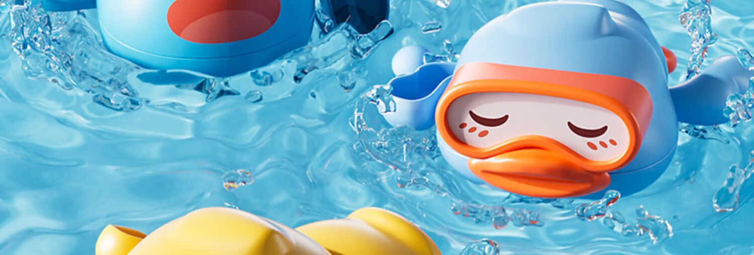Congpai Bath Toy Baby Bath Toy 3 Years Old Water Play Yellow Duck Children's Swimming Wind-up Non-electric 11
