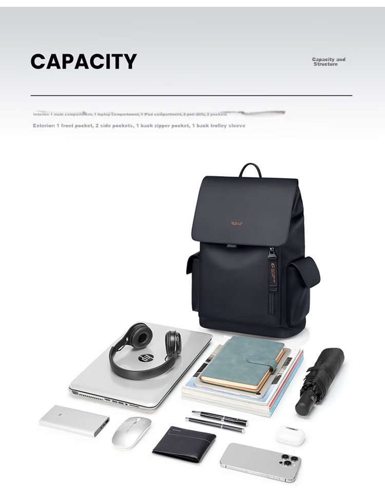 GOLF Shadow Backpack for Men, Laptop Bag for 15.6/16 Inch Notebooks, Business Travel Backpack, Casual School Bag 10
