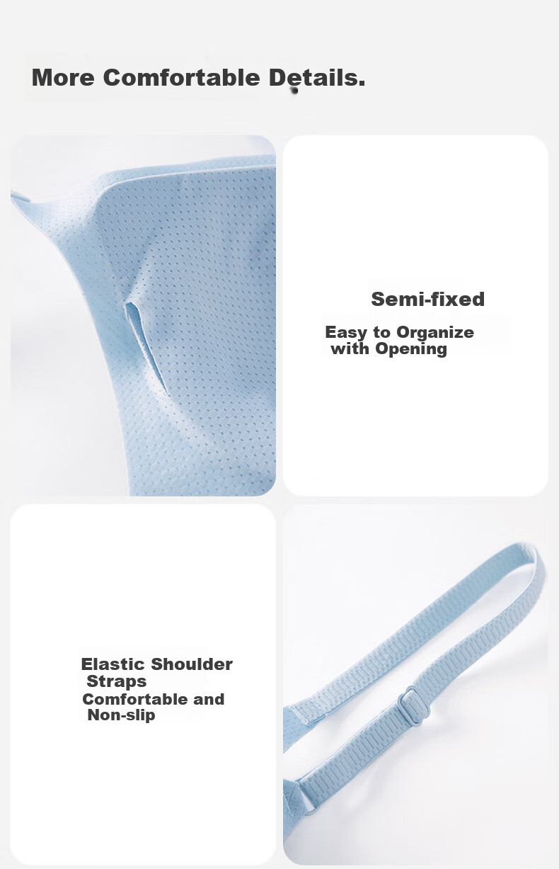 FENTENGCARE Wireless Bra for Women, Sexy Breathable Hollow-Out Lifting Push-Up Bra to Gather Side Boob, Underwear Brassiere Gift for Wome 11