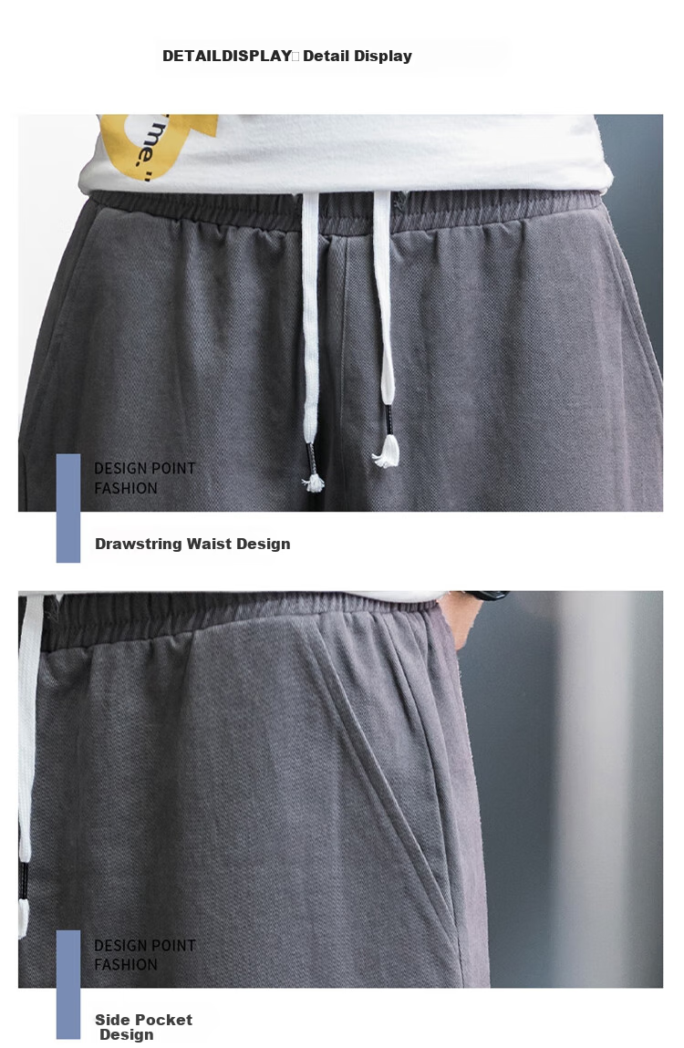 TUCANO Men's Shorts, Summer Pure Cotton, Skin-Friendly, Comfortable, Breathable, Versatile Sports Fashion, Five-Point Pants, Men's Clothing A, Light Gray, 5XL 17