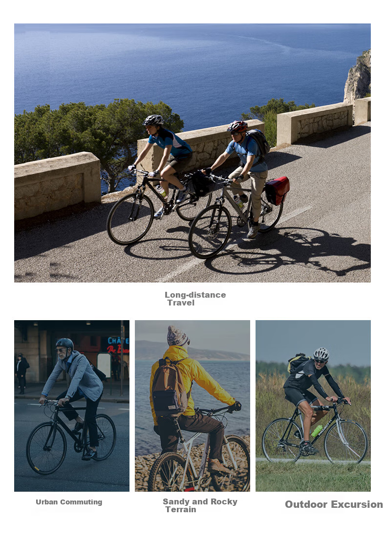 BATTLE Aluminum Alloy Road Bike with Internal Cable Routing, 700c Shimano 27-Speed, for Adult Men And Women, Students, Teenagers, Racing Bike 4