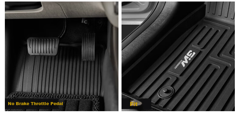 3W Suitable for BYD Dolphin All-TPE Car Floor Mats, Eco-Friendly Odorless, Customized for Electric New Energy Vehicles 11