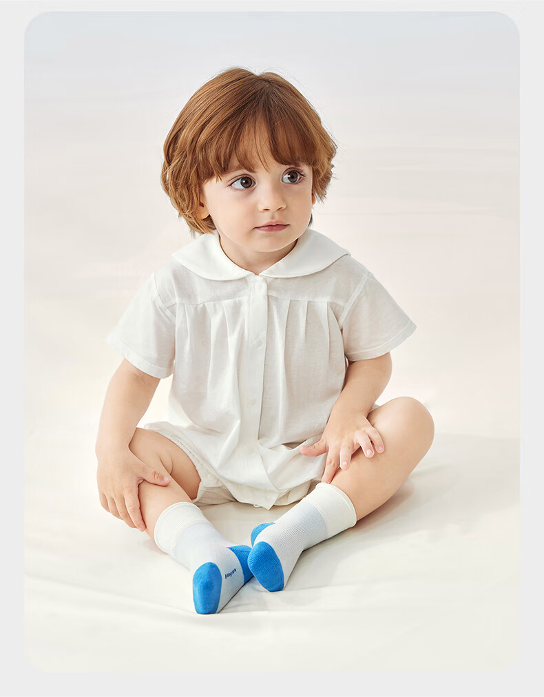 Babycare Children's Socks Boys Cotton Socks Girls Floor Socks Baby Toddler Socks Newborn Infant Socks Milk Coffee Bear 3 Pairs XL 14