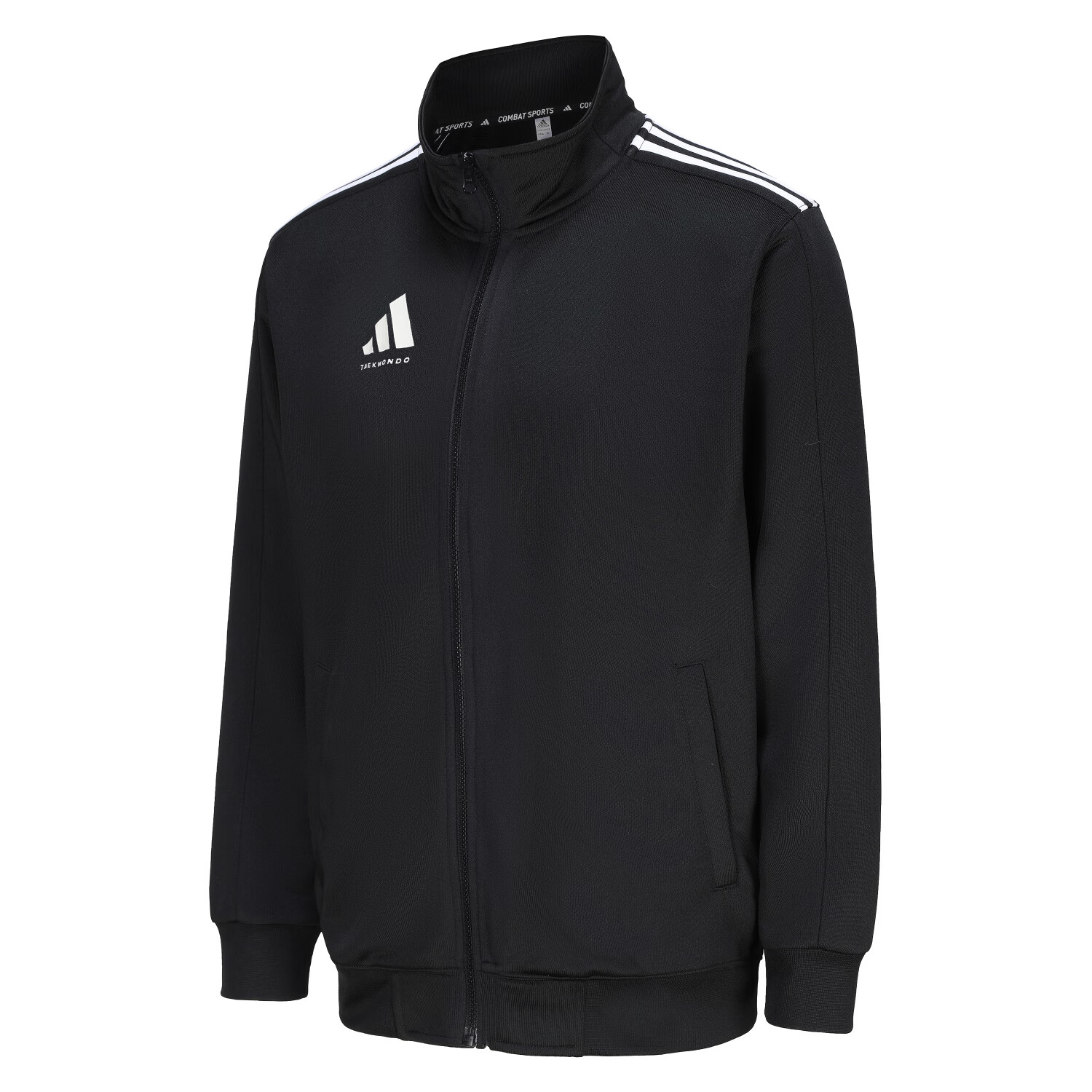 Adidas Spring Running Sportswear Set for Men, Outdoor Windproof Jacket And Long Pants Two-Piece Suit, Black/white, Size L