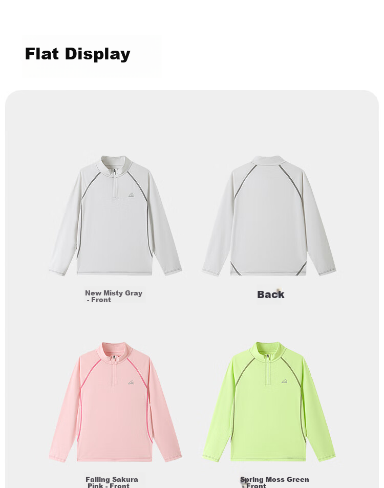 Annil Children's Clothing, Boys And Girls Stand-Collar Long-Sleeve T-Shirt, 2025 Spring New Style, Cherry Blossom Pink, Size 160 11