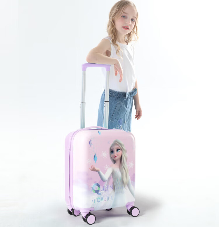 Mesuca X Disney Frozen Children's Luggage, 18-Inch Suitcase, Girls' Single-Sided Cartoon Birthday Gift 14