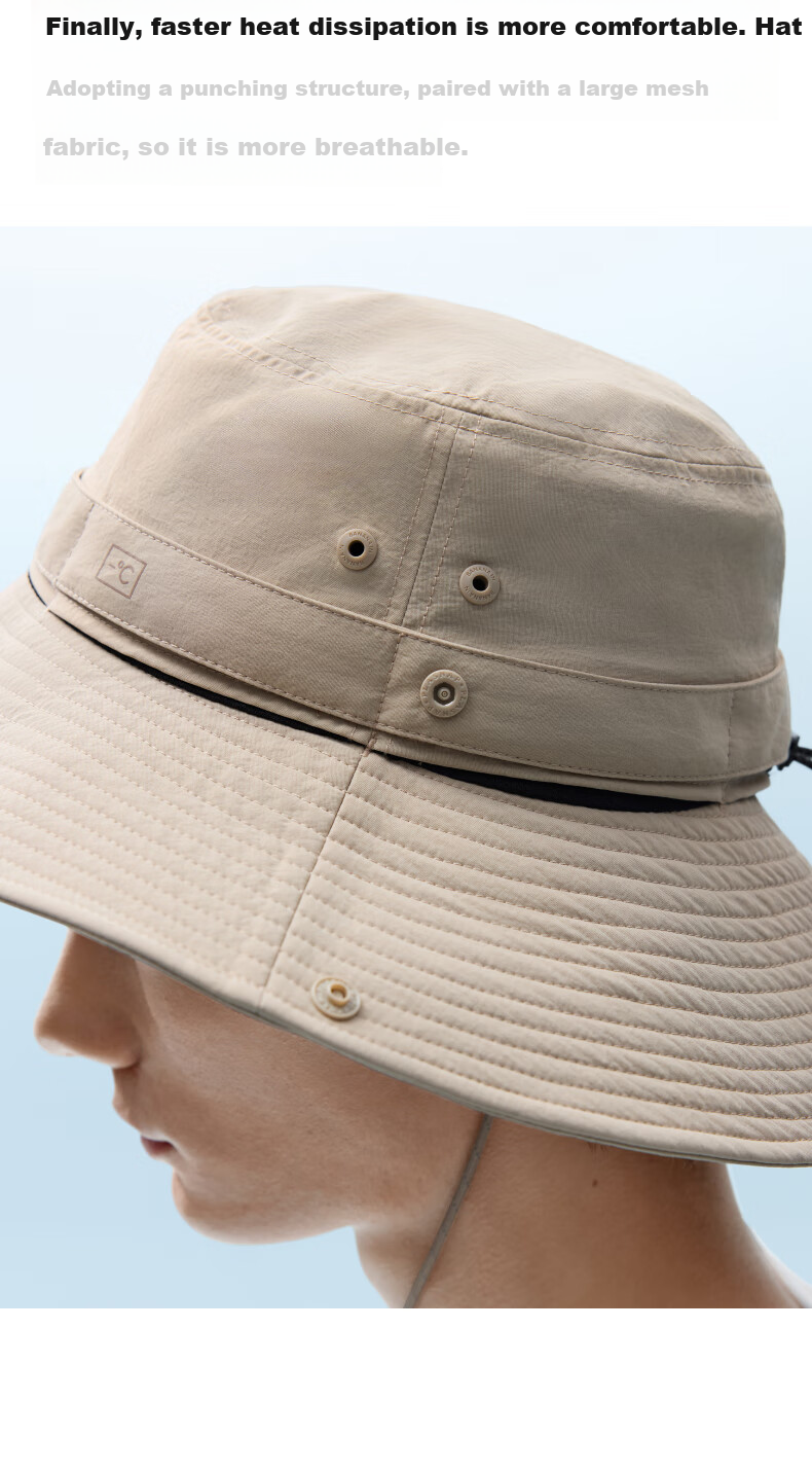 Bananain [Wang Yibo's Choice] Liangpi 502 UV Protection Hat for Men And Women, Sun Protection Fishing Hat with UV Protectio 12