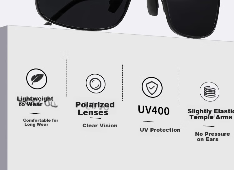 Mumujian Men's Folding Sunglasses, 2026 New Model, Specially Designed for Driving, UV Protection, Day And Night Use, Polarized, Dad's Sunglasses 5