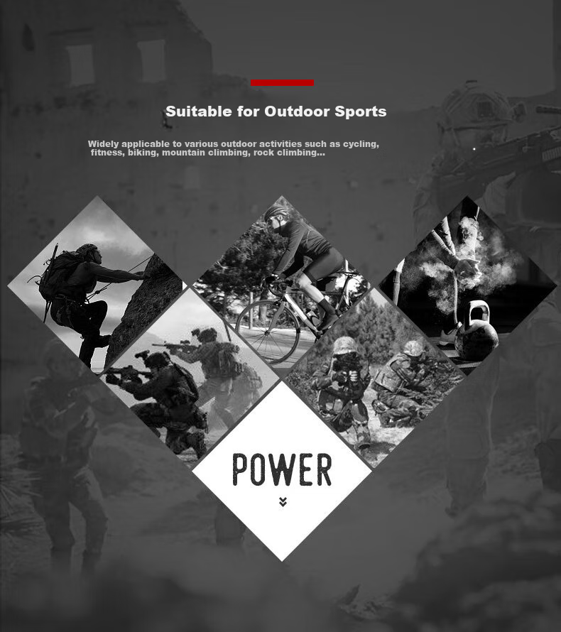 BIKEBROS Motorcycle Tactical Gloves, Men's Outdoor Combat Full-Finger Gloves, Training Non-Slip Riding Equipment, Black XL 2