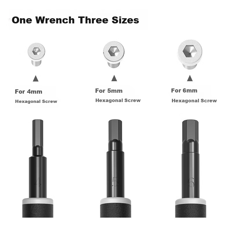 LEBYCLE Three-Way Y-Shaped Hex Tool 4/5/6mm Wrench, Suitable for Mountain And Road Bikes, Portable Cycling Repair Kit 2