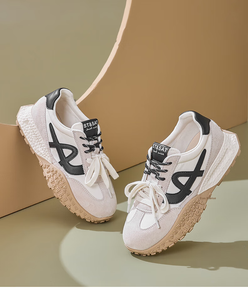 St&Sat Thick-Soled Forrest Gump Shoes, 2026 New Summer Retro Versatile Height-Increasing Training Shoes, Lightweight Casual Comfortable Sneakers 18