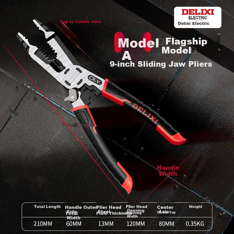 DELIXI Sliding Thread Screw Extractor, Multi-Functional Broken Screw Remover, Carp Fish Screw Extractor, Sliding Thread Removal Tool