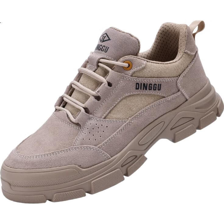 Dinggu Safety Shoes for Men, All-Season Non-Slip Wear-Resistant Anti-Smashing Anti-Puncture Steel Toe Work Boots JD1183MHbu43