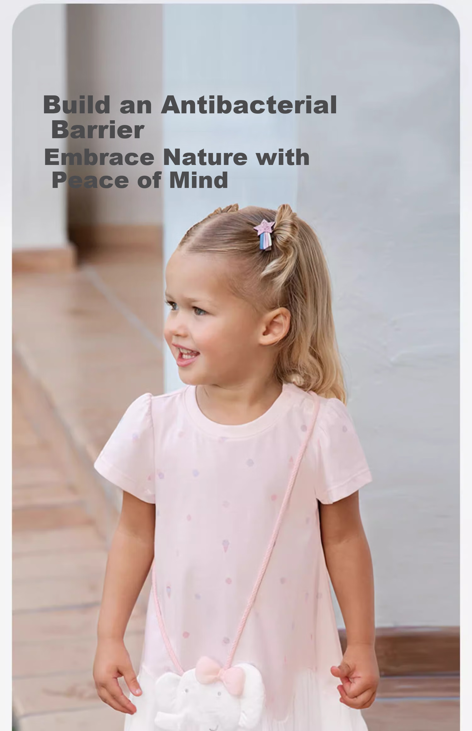 DAVE & BELLA Children's Dress, Girls' Antibacterial Cool-Feeling Patchwork Dress, Baby Girl Stylish Summer Outfit 5
