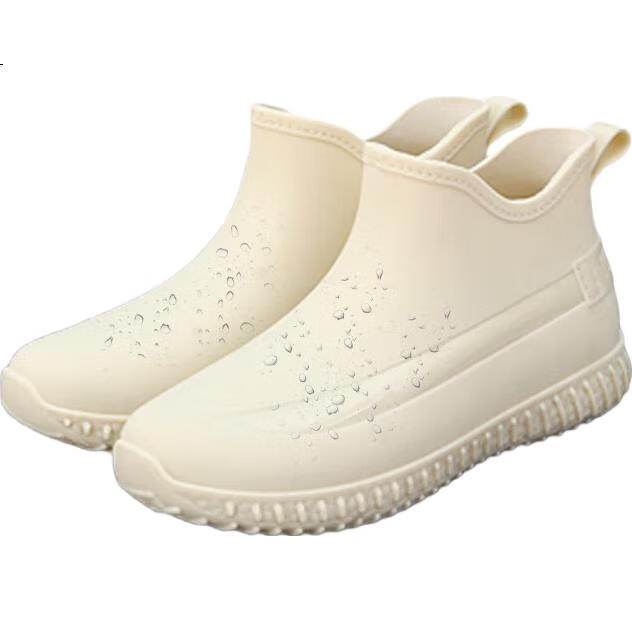 Женские резиновые сапоги FOOTOPPO, короткие, водонепроницаемые, модные, низкие, для улицы, нескользящие