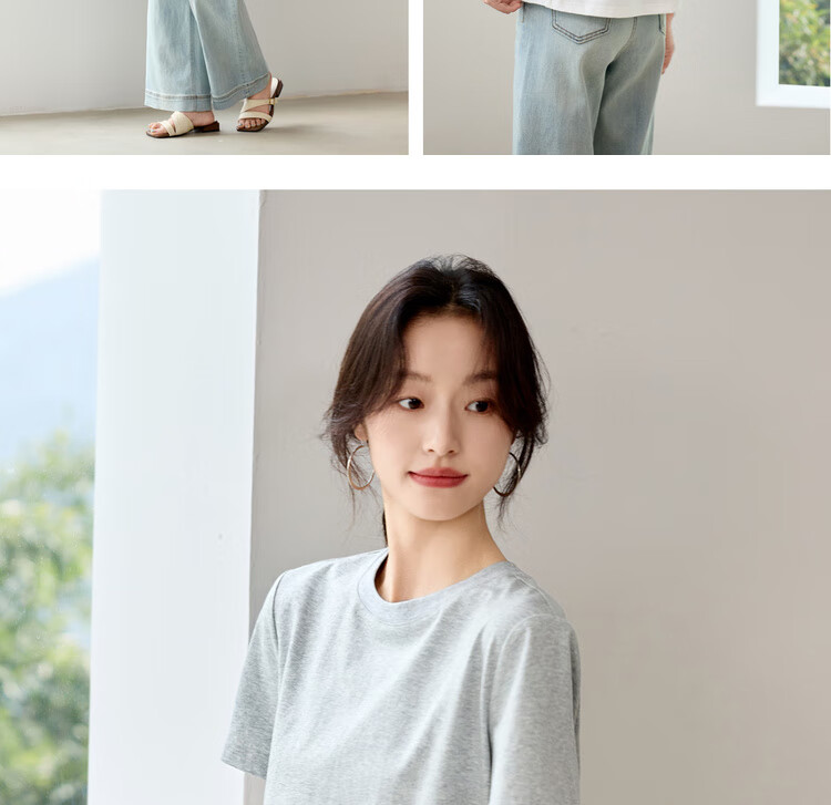 Sentubila Round Neck Hollow Embroidered Short Sleeve T-Shirt Women Summer Elegant Slim Fit Casual Designer Inner Top 20