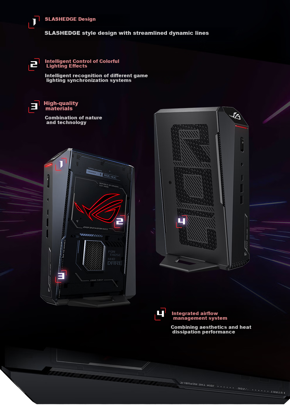 ROG NUC 2025 Gaming Mini PC Dedicated Graphics High-Performance AI Desktop (Ultra 9-275HX 32GB 1TB RTX5070TI) 13