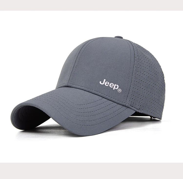 JEEP Baseball Cap for Men, Large Head Circumference, Outdoor Breathable Visor Cap, Sun Hat for Men And Women, Black 11