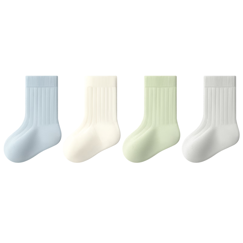 Baby Socks Spring and Autumn 100% Cotton Newborn Children's Mid-Calf Seamless Comfortable Boys Socks