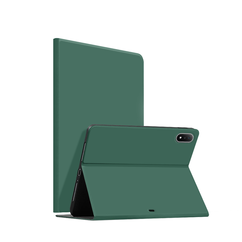 ALittleFlower Compatible with OPPO Pad 4 Pro Case, 13.2-Inch 2025 Model OnePlus Pad 2 Pro Protective Cover, Tablet Slim Full Protection Shockproof Soft Case Sleep Mode, Dark Night Gree