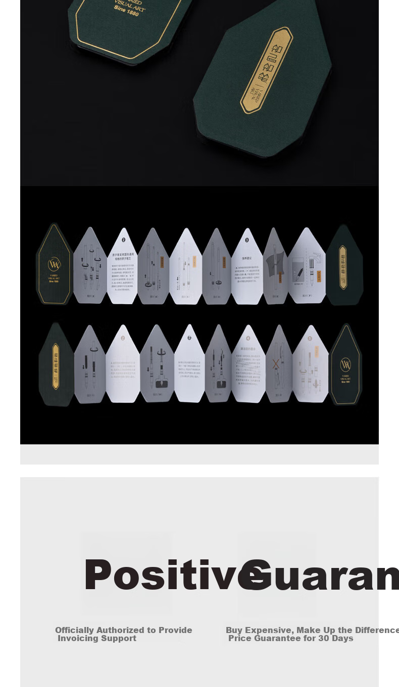 V.V.A [Mid-Autumn Festival And National Day Stationery Gift] Ballpoint Pen, Signature Pen, Business Office Gift, Signing Pen, Student Handwriting Practice, Birthday Gift for Men And Women, Companion Gift, Dark Green, 0.5mm 3
