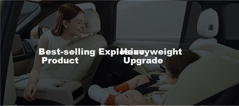 Welldon SmartTurn 2PRO+ Child Safety Seat 0-7 Years i-Size Intelligent Ventilation Infant Baby Car Seat 3