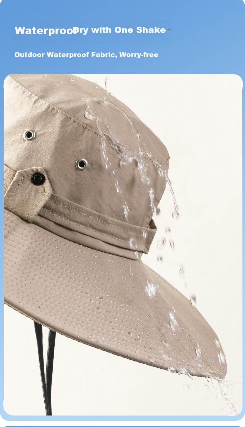 CARTELO Western Denim Hat, Women's Fisherman Hat, Sun Protection Hat, Summer Outdoor Sun Hat, Sunhat, Hiking And Mountaineering Hat for Me 2