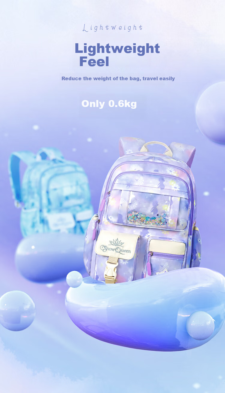 Disney Backpack for Elementary School Students Grades 3-6, Large Capacity, Lightweight, Breathable, Double Shoulder Bag, Strawberry Bear B22032-T1X 6