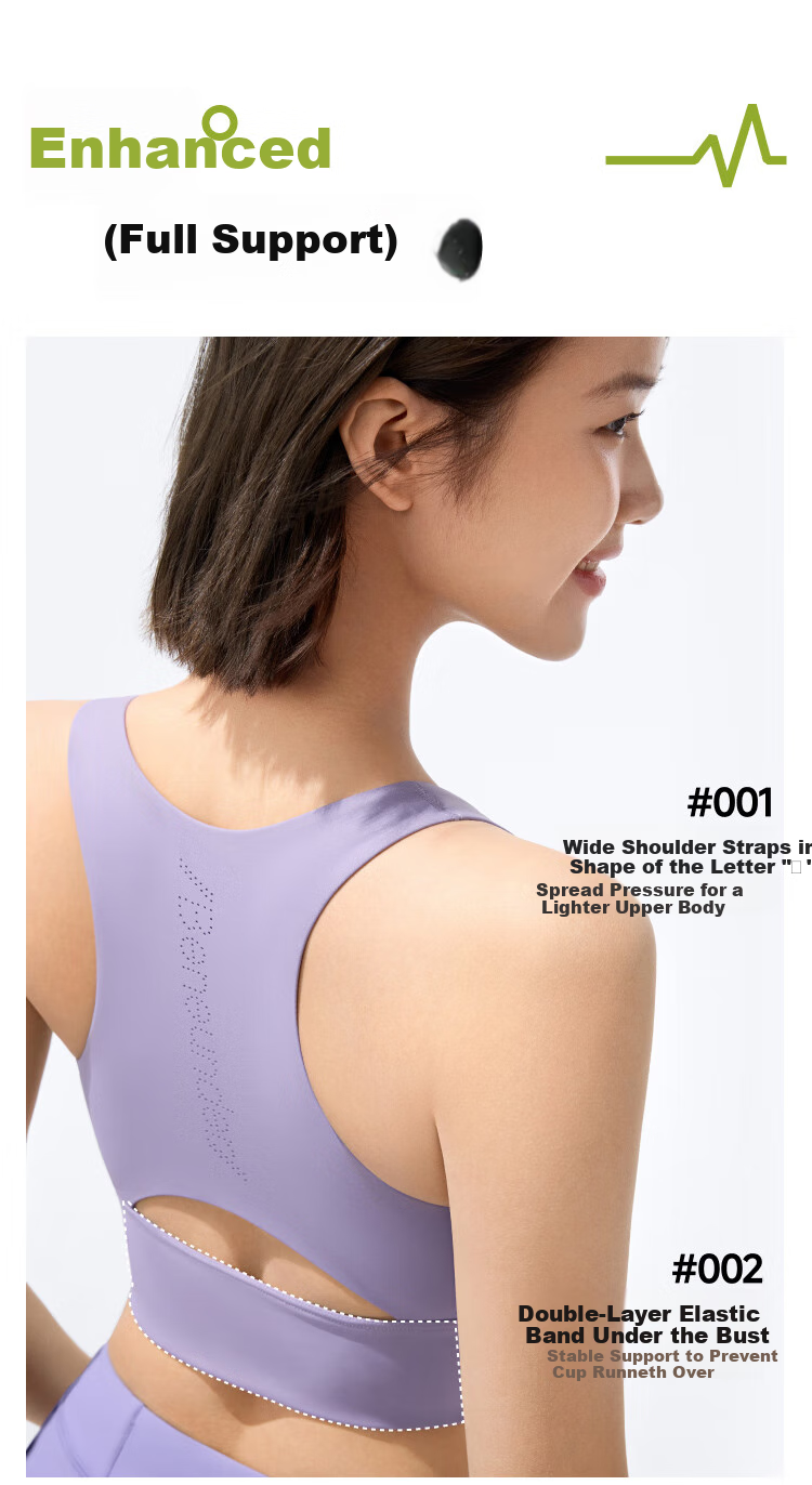 Beneunder High-Intensity Sports Bra Vest for Women Running Shockproof Anti-Sagging Yoga Top Wearable Outdoors 11