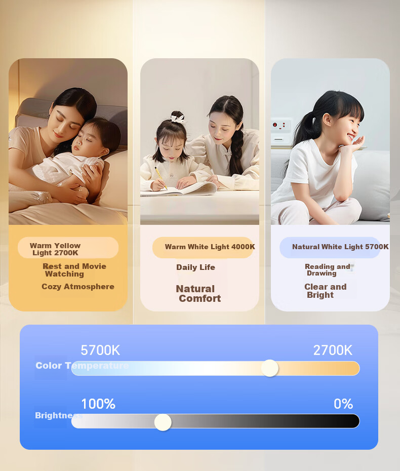 Haier Eye-Protection Ceiling Light, Full Spectrum Living Room Lamp, Simple Bedroom Light, LED Lighting Fixture [Installation Included] 17