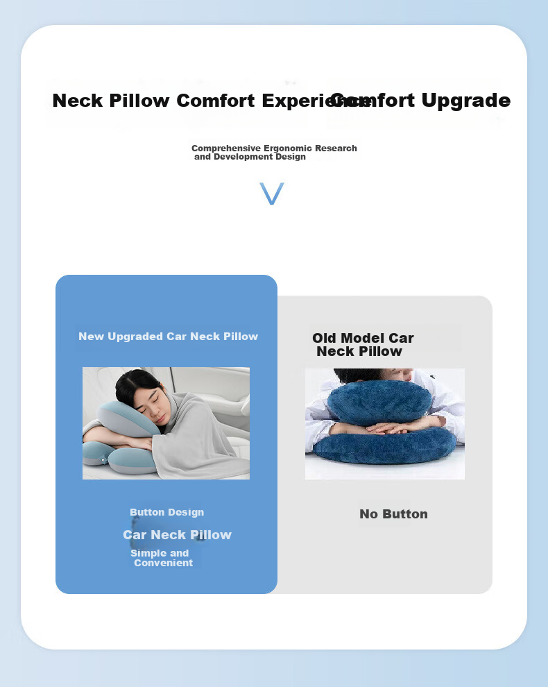 WITCEMEY Nap Pillow, Office Nap Essential, U-Shaped Nap Pillow, Student And Adult Workstation Desk Chair Ice Silk Hug Pillow 5