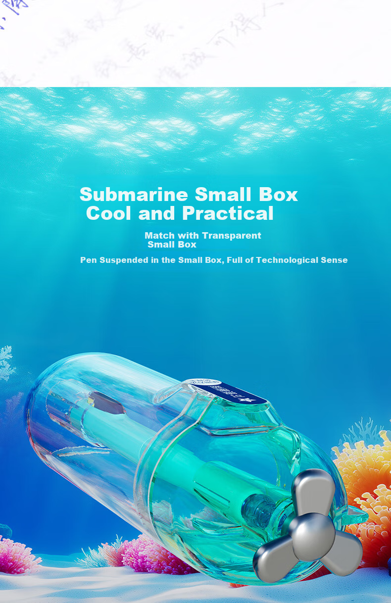 Dianshi Deep Sea Capsule Submarine Fountain Pen EF Fine Nib for Primary School Students' Handwriting Practice, Third Grade Back-To Season, Black Barrel, No Spill Ink, 4 Ink Cartridges, Erasable Blue Ink, Specialized for Calligraphy Practice, Teacher's Day Gift 14