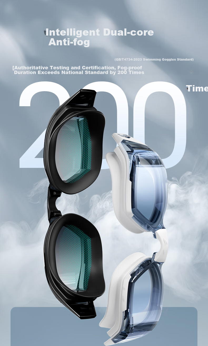 Li-Ning Swimming Goggles for Men And Women, High-Definition Anti-Fog Professional Advanced Competitive Speed Swimming Glasses 2848 Purple 2