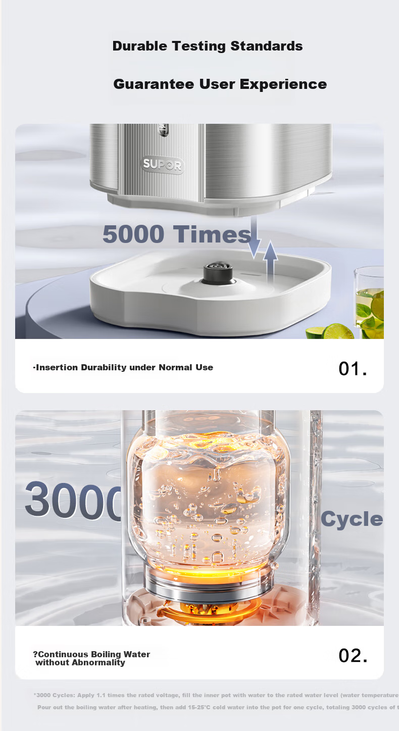 SUPOR Electric Water Kettle, Chlorine Removal Electric Water Kettle, 5L Large Capacity 316L Stainless Steel Water Bottle, Multi-Stage Temperature Control Kettle for Milk Preparation, SW-50T602Pro 12