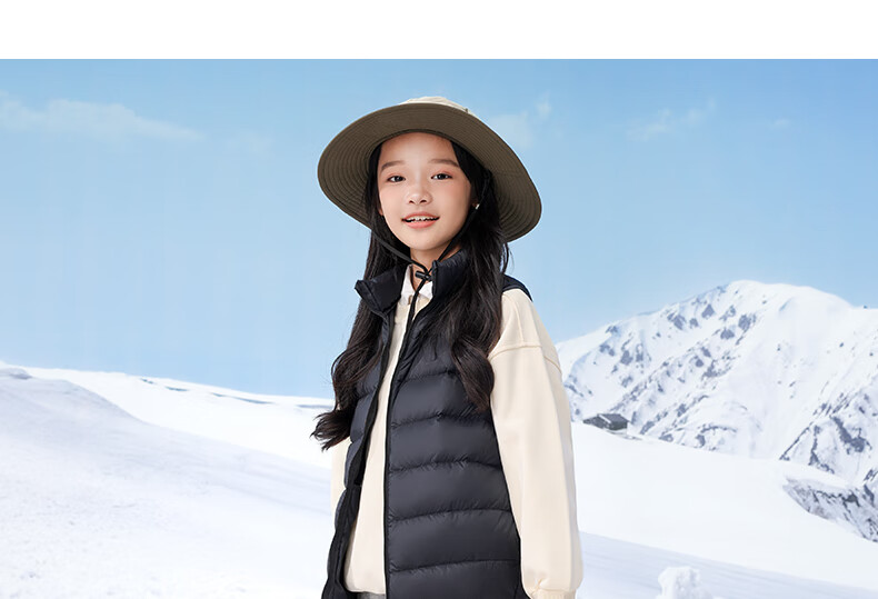 YAYA Kids Down Vest Short Lightweight Jacket Boys Girls Autumn Winter School Uniform Magic Vest GM 26
