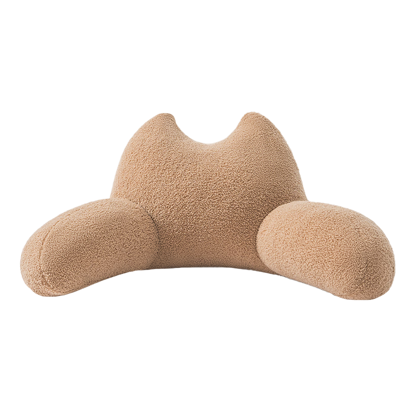 JD Jingzao Cat Ear Cushion Headboard Soft Pillow Bed Backrest Office Lumbar Support Sofa Waist Pillow
