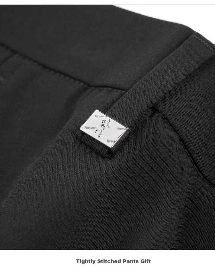 DANCING WOLVES [Cool Mulberry Silk] Four-Way Stretch Summer Commute Versatile Casual Shorts for Men, 001 Black, Size 38 12