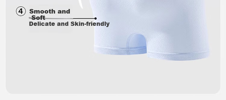 AIBEDILA Boys' Underwear, Summer Thin Ice Silk Breathable Underpants, Comfortable Boxer Briefs for Older Boys 4
