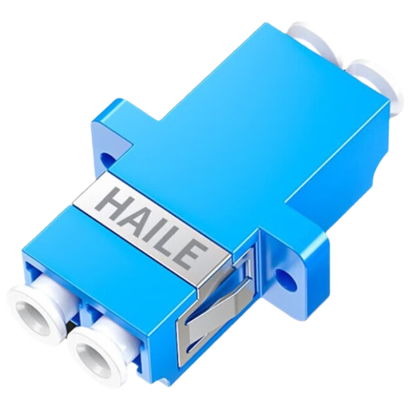 HAILE Fiber Optic Adapter, Telecom-Grade LC-LC Bidirectional Coupler, LC Flange Fiber Connector Extender, Fiber Optic Adapter, 1 Piece, LC-2S